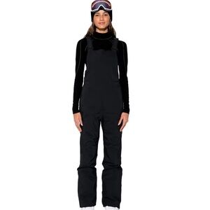 Halfdays Black Carson Bib Pant Small - New with Tags
